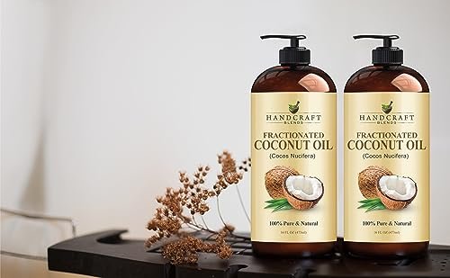 100% Pure Fractionated Coconut Oil - Skin & Hair Care