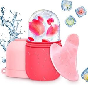 Revitalize Your Skin: AURUZA Ice Roller & Gua Sha Set