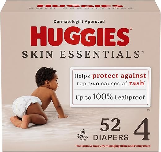 Ultimate Comfort: Huggies Size 4 Diapers, 52 Count